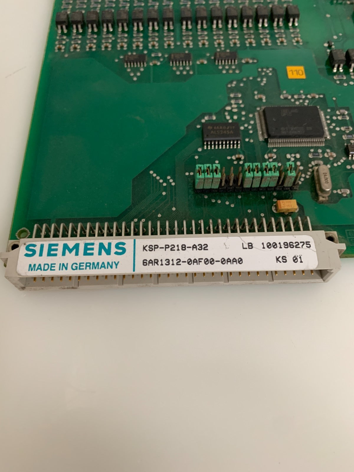 SIEMENS INPUT/OUTPUT CIRCUIT BOARD 00320312-01 6AR1312-0AF00-0AA0