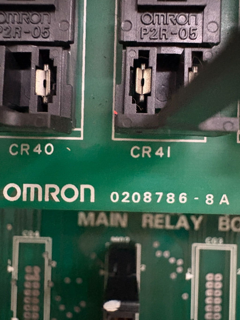 OMRON 0127070-7B NAKAMURA TOME MAIN RELAY BOARD G3G-NS1 (A)  W SUB RELAY BOARD