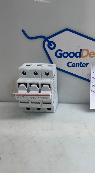 FERRAZ SHAWMUT USM3 UltraSafe Fuse Holder C218548 w/ATDR-15 Fuses (Lot of 2)