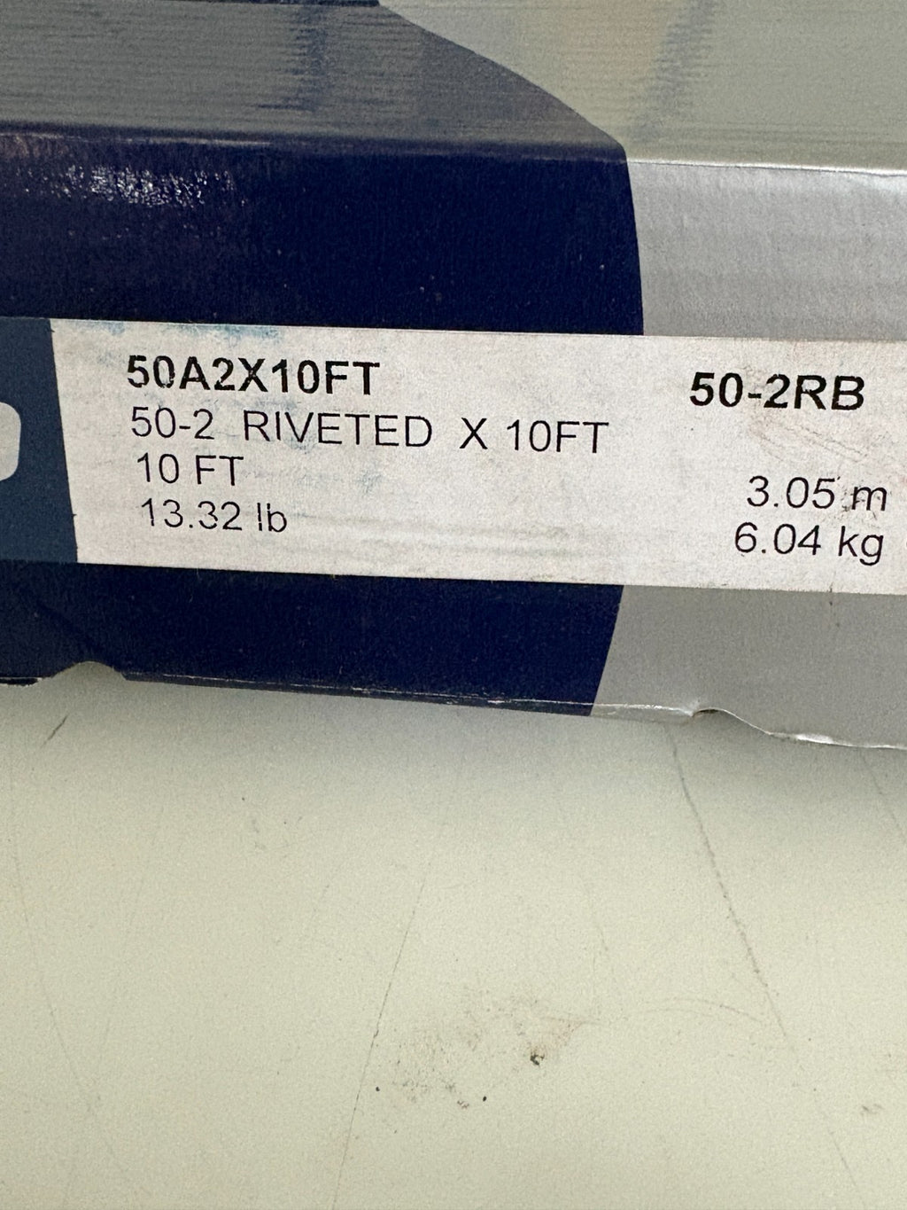 RENOLD RIVETED 10FT 50-2RB 50A2X10FT1