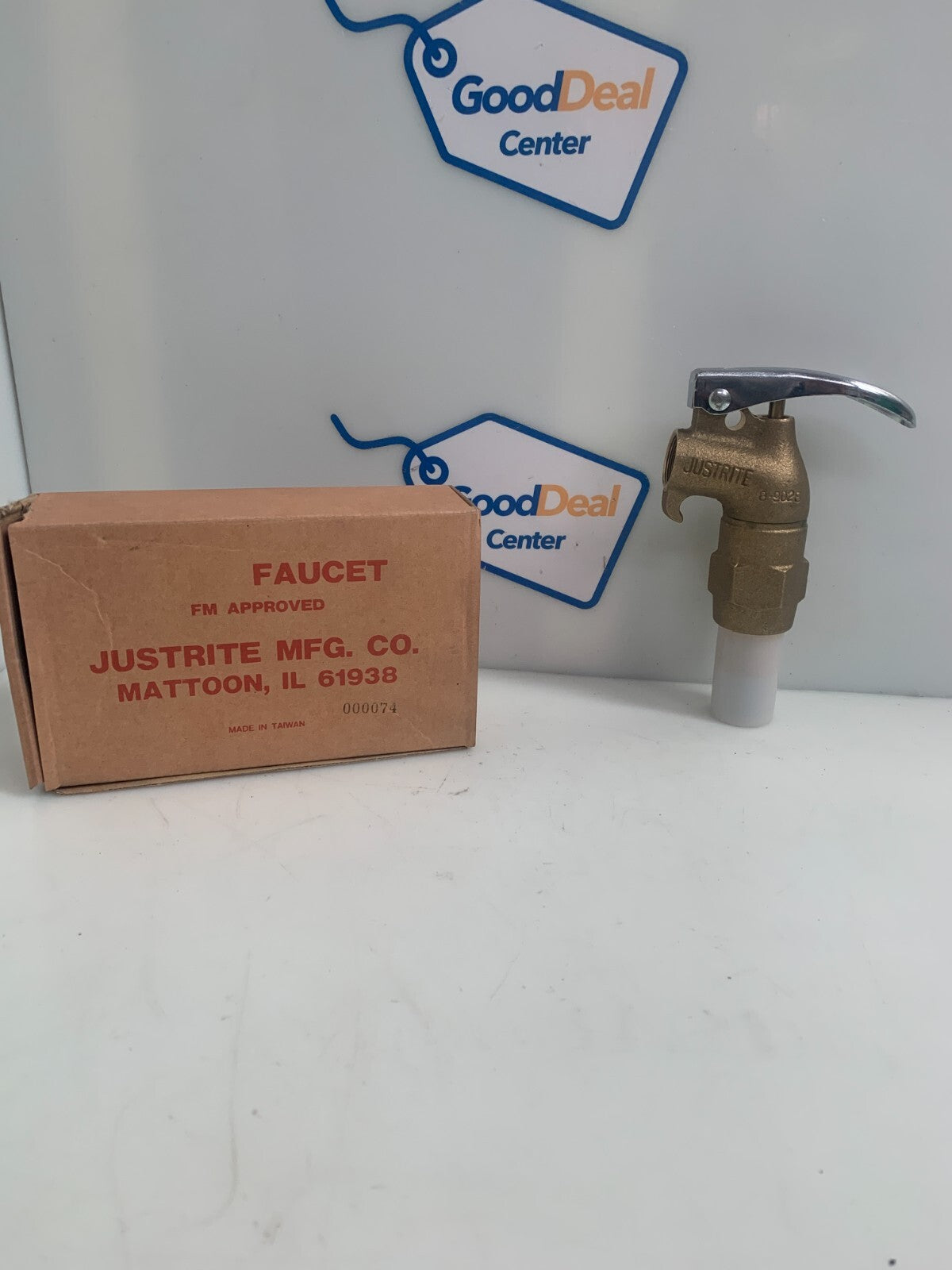 JUSTRITE MFG BRASS BARREL FAUCET 08902