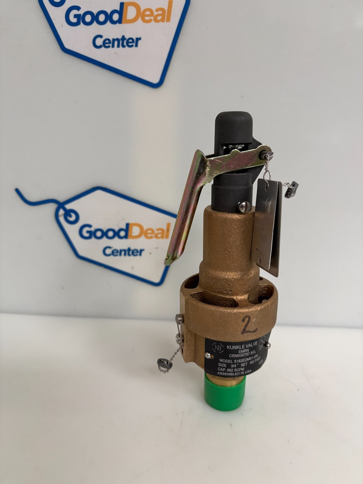 KUNKLE VALVE EMRN 3/4" 165 PSI CRN0G0787.5CL