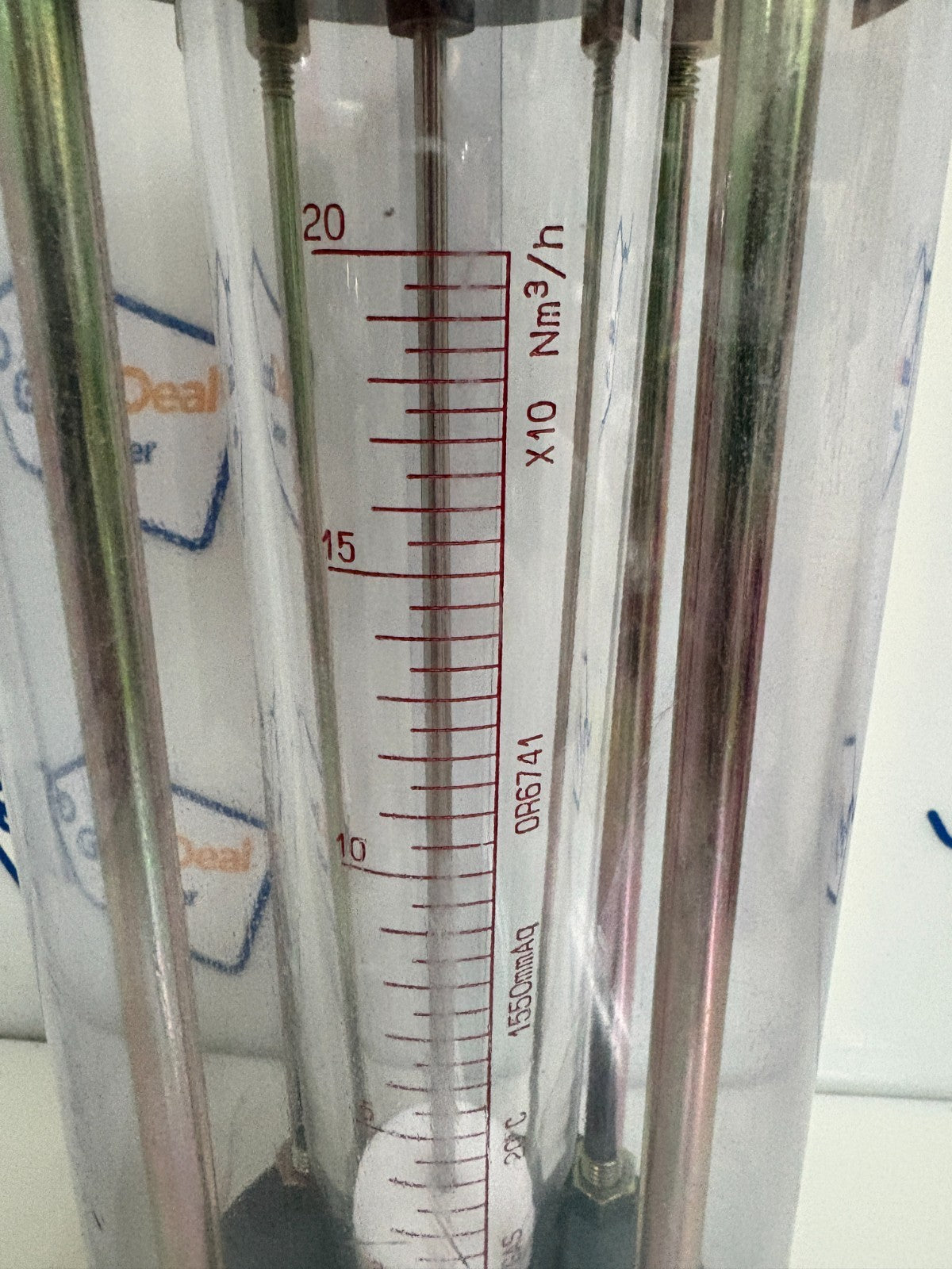 RYUTAI KOGYO CO GAS FLOW METER 1550MMAQ #OR6741