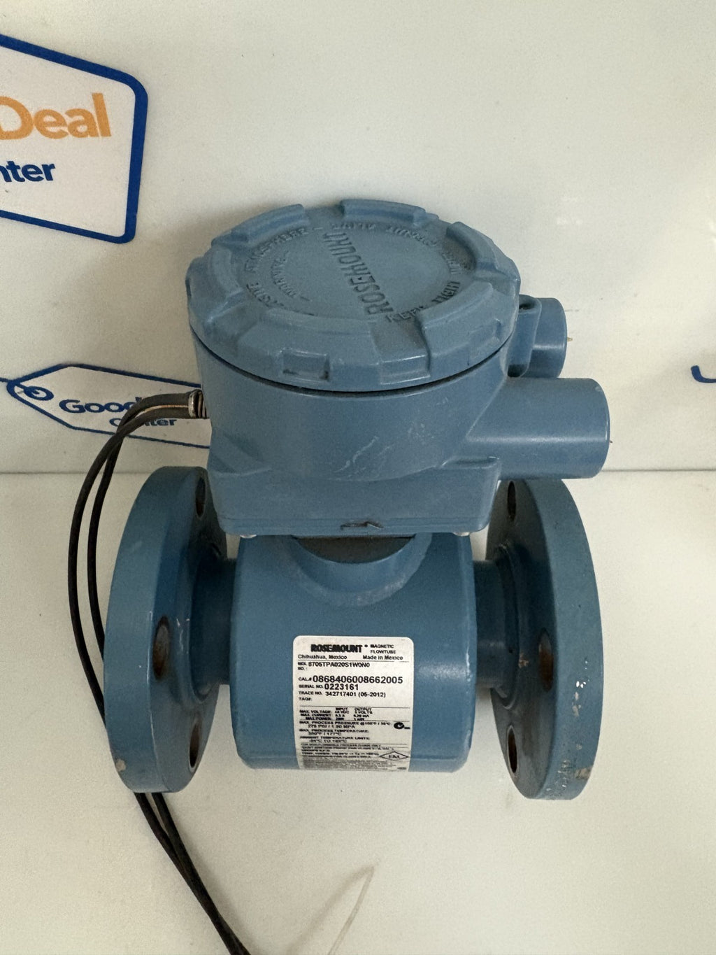 ROSEMOUNT MAGNETIC FLOWTUBE 8705TPA020S1 W0N01
