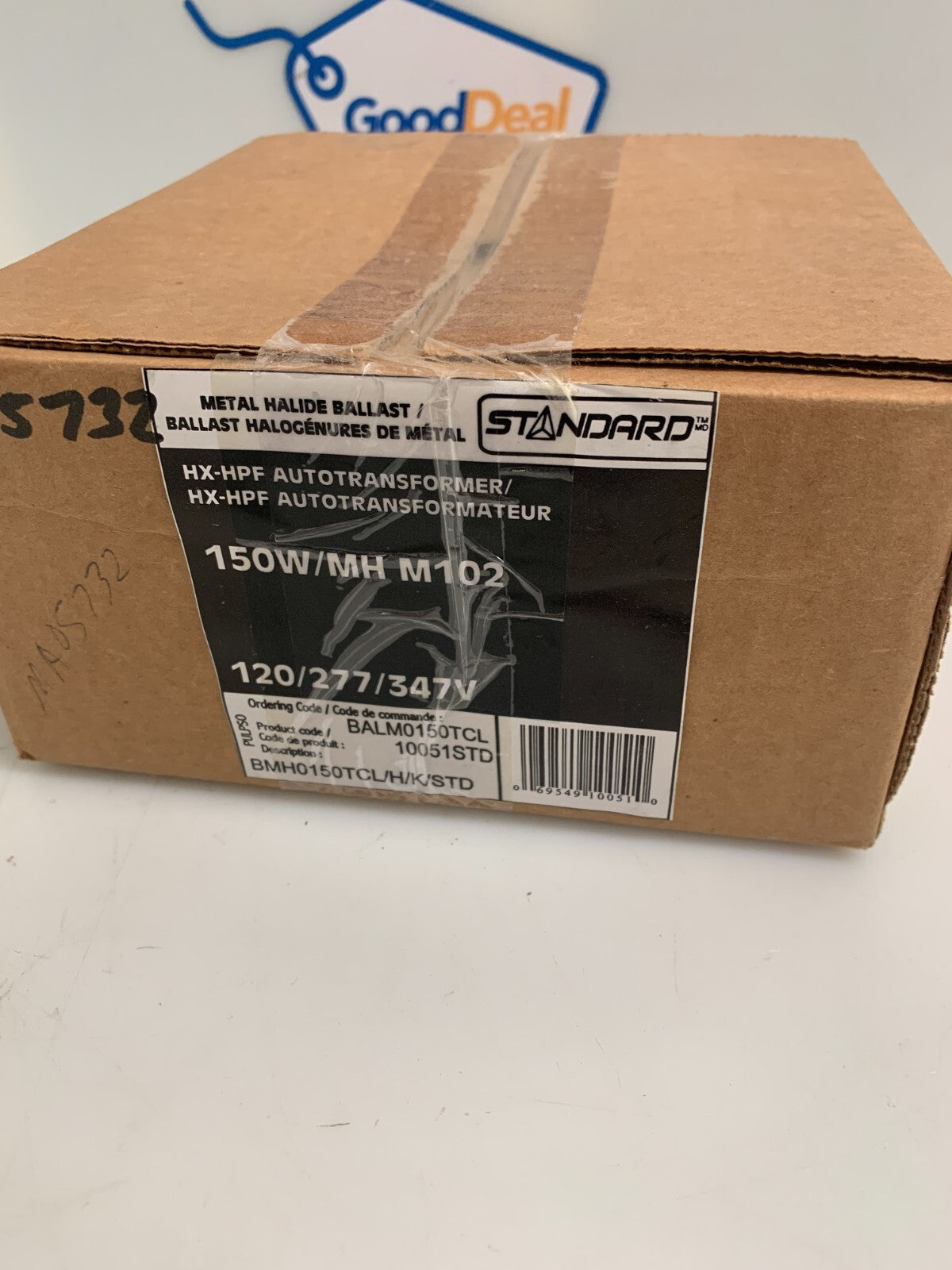 STANDARD METAL HALIDE BALLAST BALM0150TCL