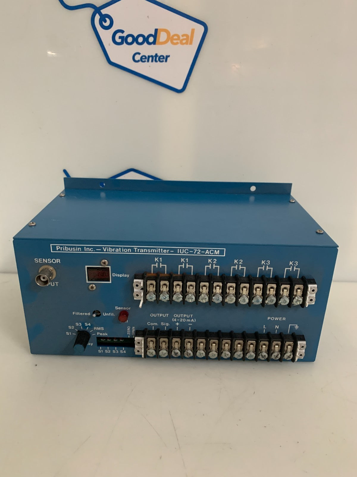 PRIBUSIN ACCELEROMETER VIBRATION TRANSMITTER IUC-72-ACM