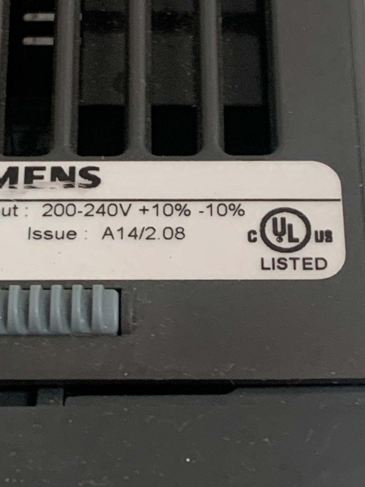 SIEMENS MICROMASTER 440 INVERTEC 63E6440-2AB17-5AA1