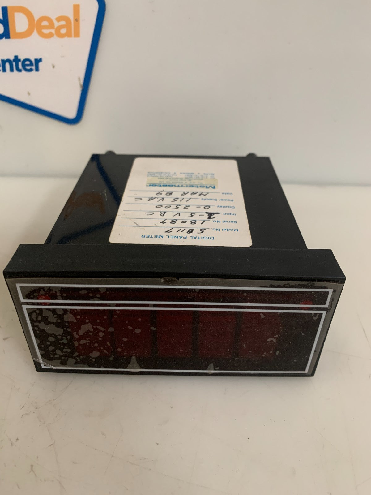 METERMASTER DIGITAL PANEL METER 58117