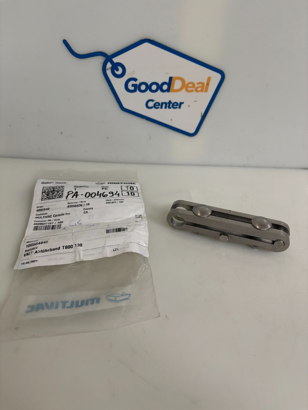 MULTIVAC HOLDER 100 DISCHARGE CONVEYOR 106664848