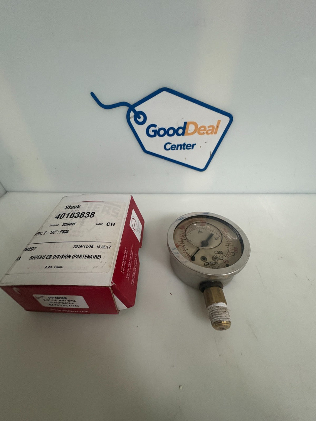 WINTERS 2.5" PRESSURE GAUGE 0-200 PSI PFQ806