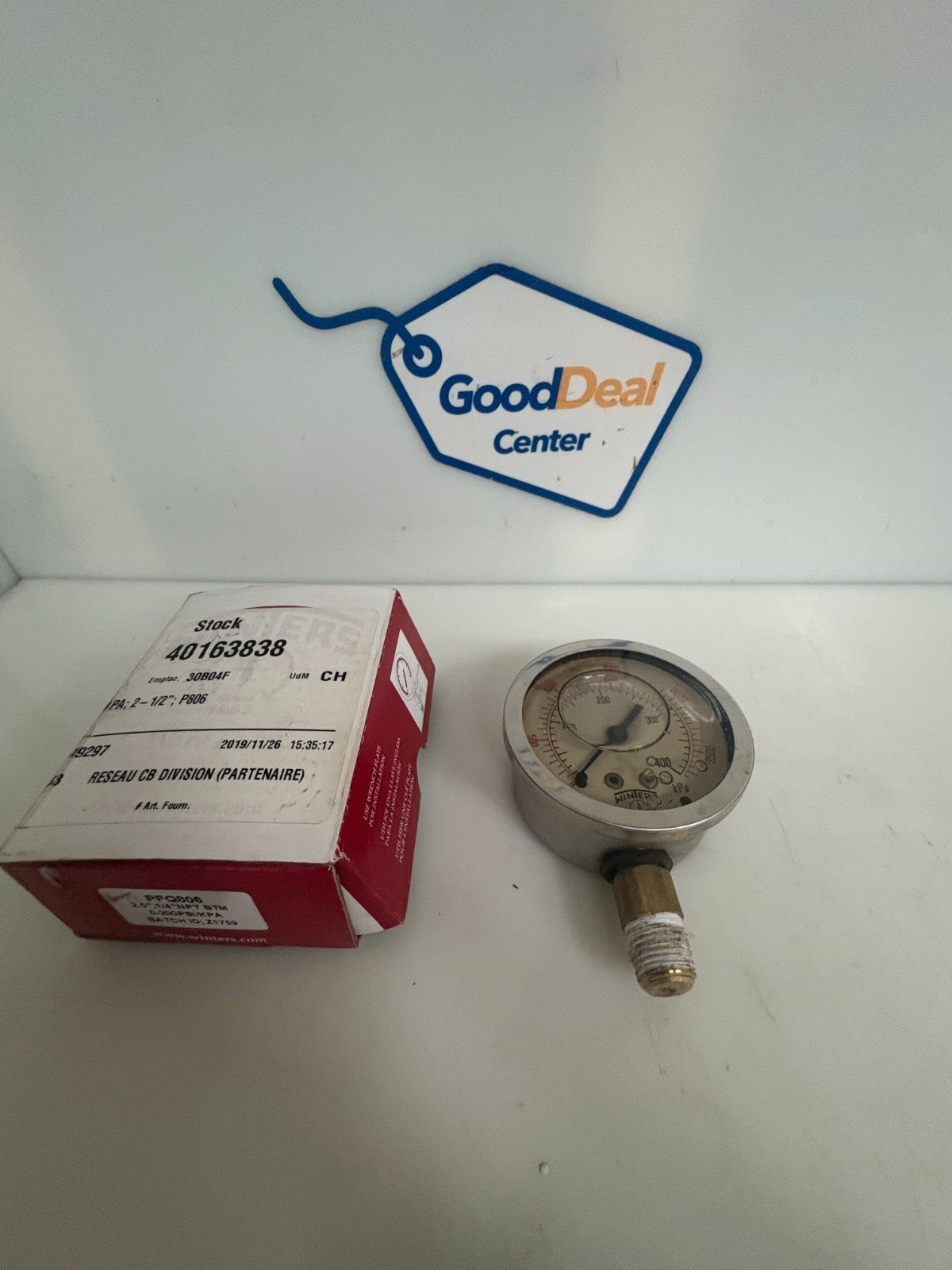 WINTERS 2.5" PRESSURE GAUGE 0-200 PSI PFQ806