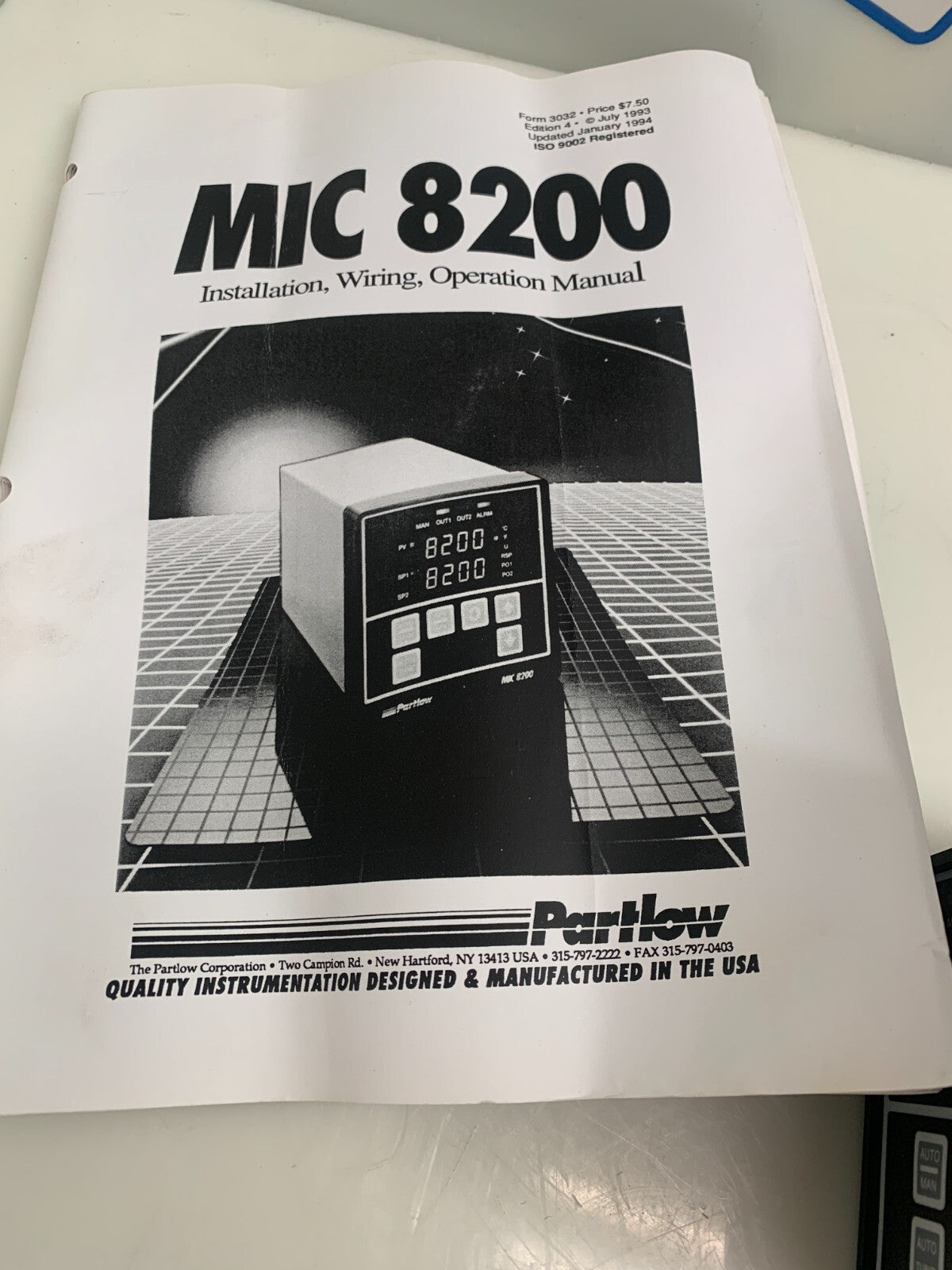 PARTLOW  Temperature Controller  8231102