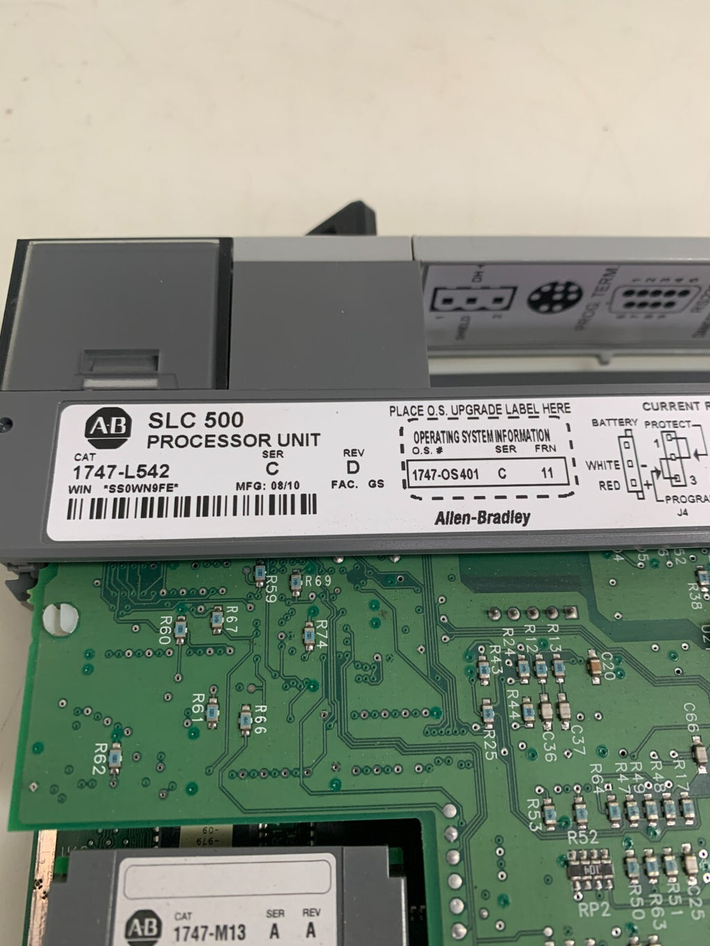 ALLEN BRADLEY SLC 500 PROCESSOR UNIT 1747-542- C- D