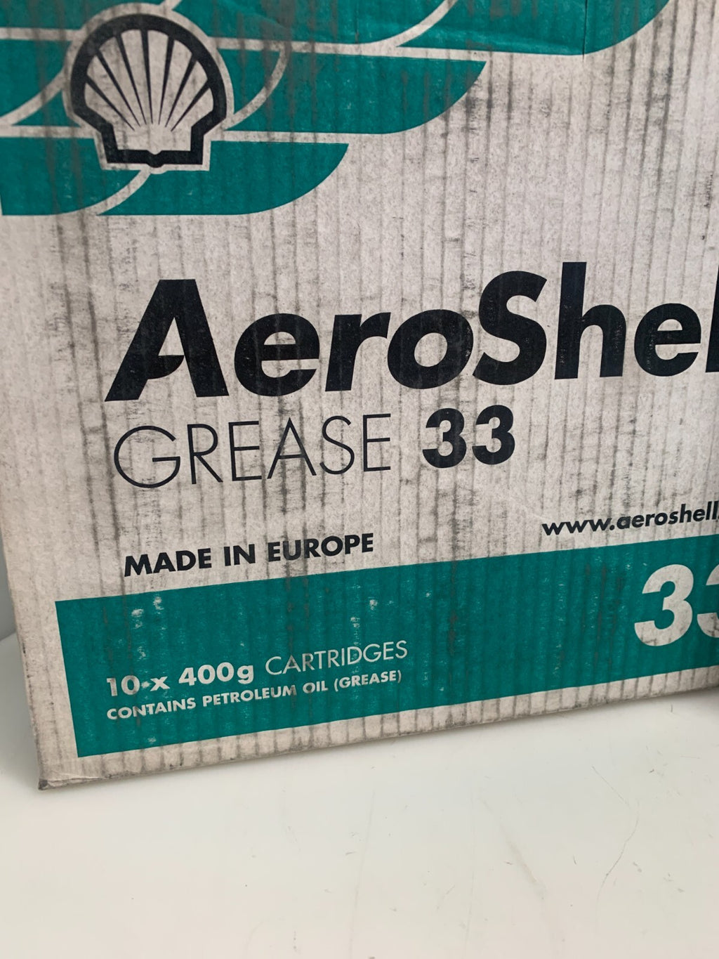 Case of 10 tubes of Aviation Grease Aero Shell 33 BMS3-33B3