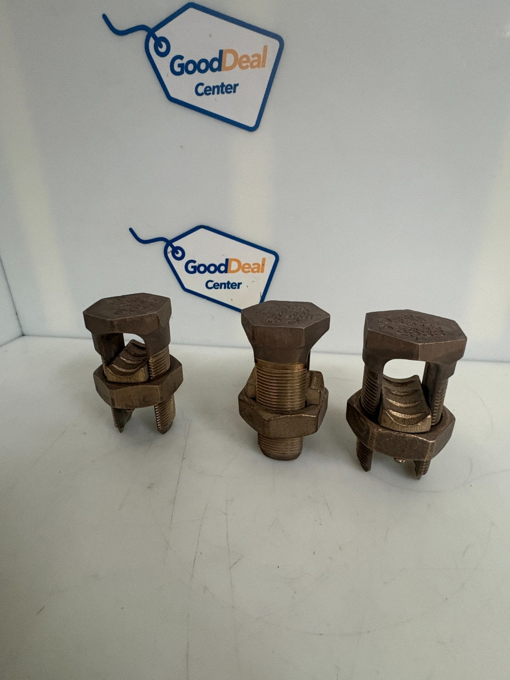 LOT OF 3 ILSCO SPLIT BOLT WIRE COPPER CONNECTOR IK-7500