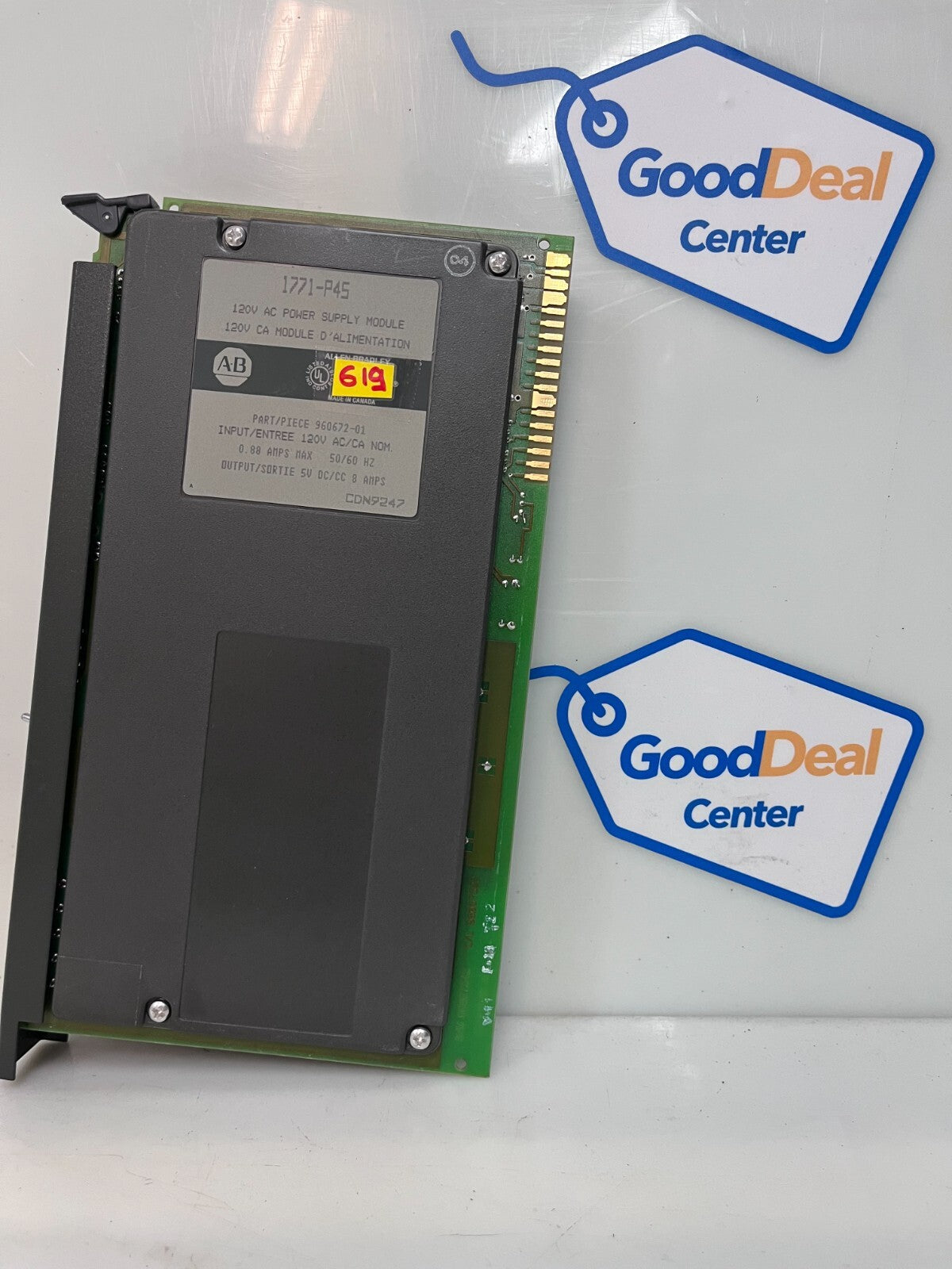 ALLEN-BRADLEY 1771-P45 120V AC POWER SUPPLY MODULE