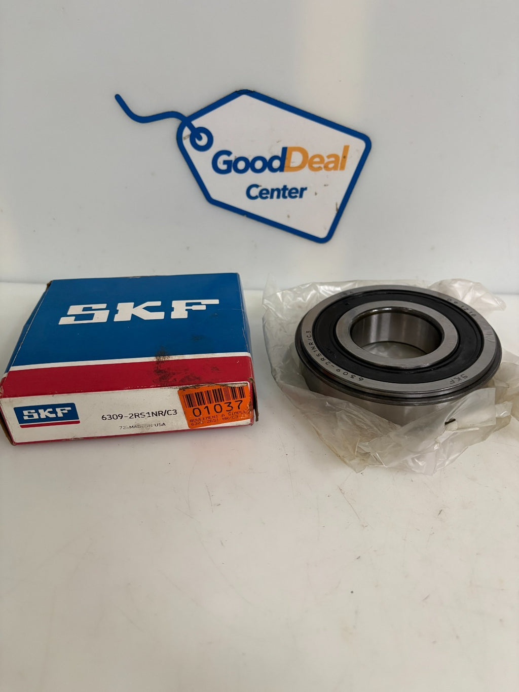 SKF DEEP GROOVE RADIAL BALL BEARING 6309-2RS1NR/C3