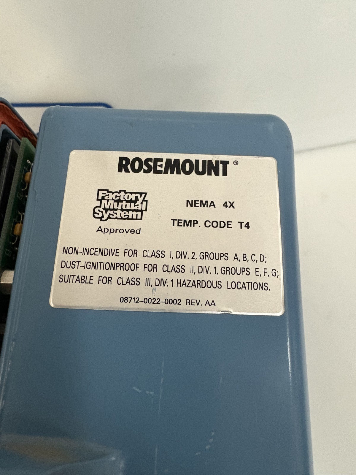 ROSEMOUNT SMART FAMILY MAGNETIC FLOW TRANSMITTER #8712HR12N0W48