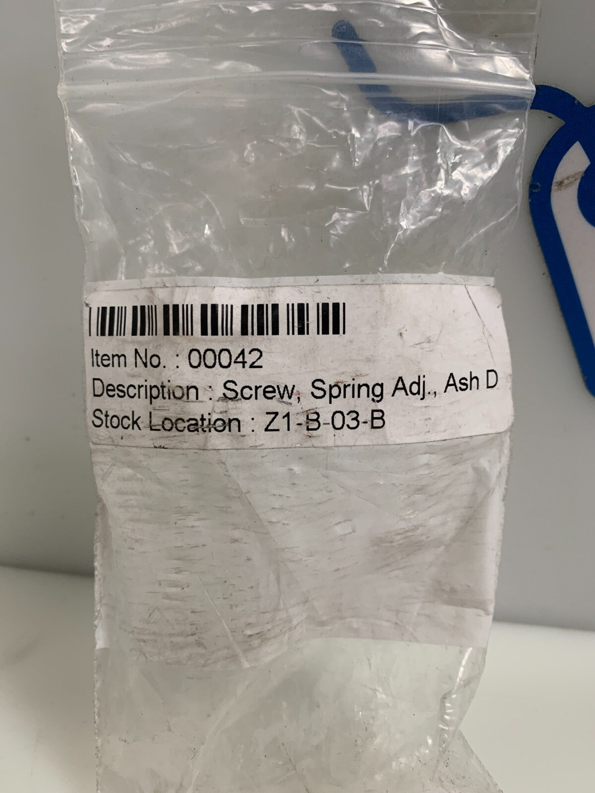 GEA  Screw, Spring Adj., Ash D   00042