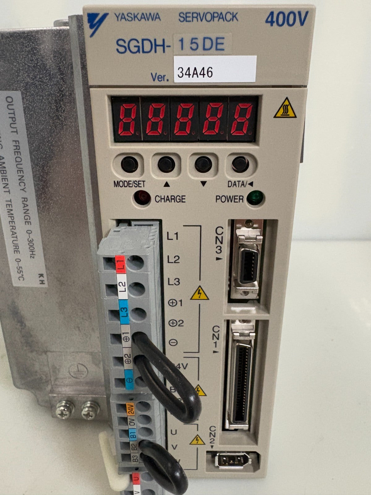 YASKAWA SERVOPACK SGDH-15DE