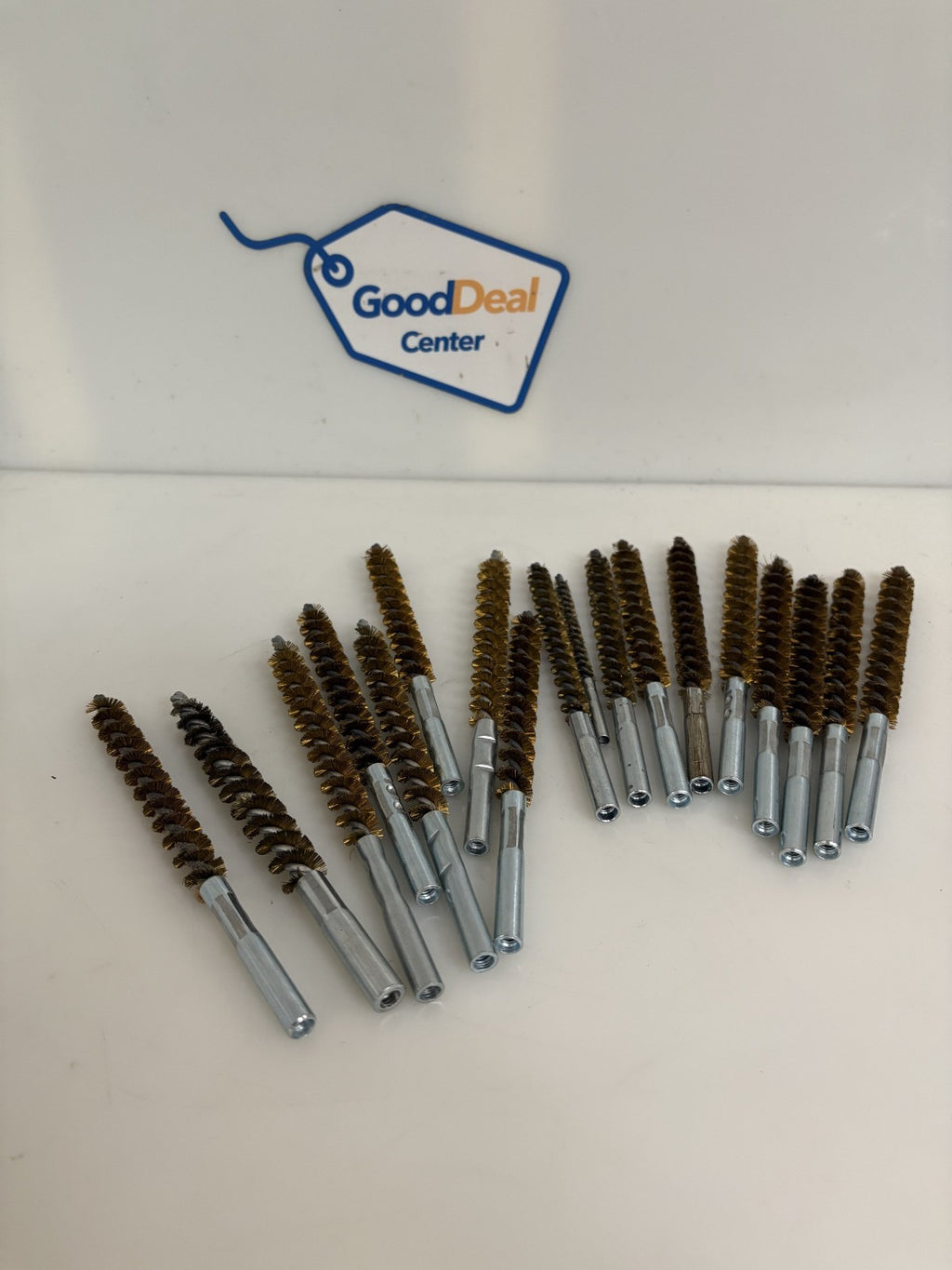 LOT OF 18 SCHAEFER BRUSH FLUE & CONDENSER BRUSH MIX SIZE