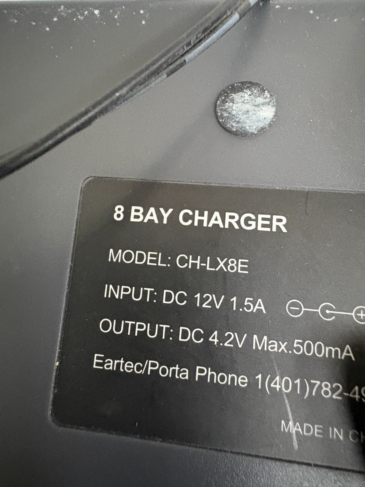 EARTEC/PORTA PHONE MIX LOT 1X8 BAY CHARGER CH-LX8E 2X 2 BAY CHARGER  CH-LX2E