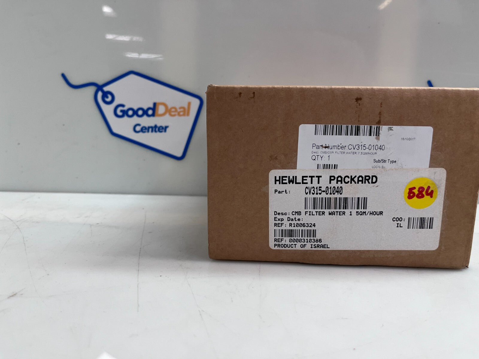 HP CV315-01040 CMB\CSR FILTER WATER 1 inch 5QM/HOUR