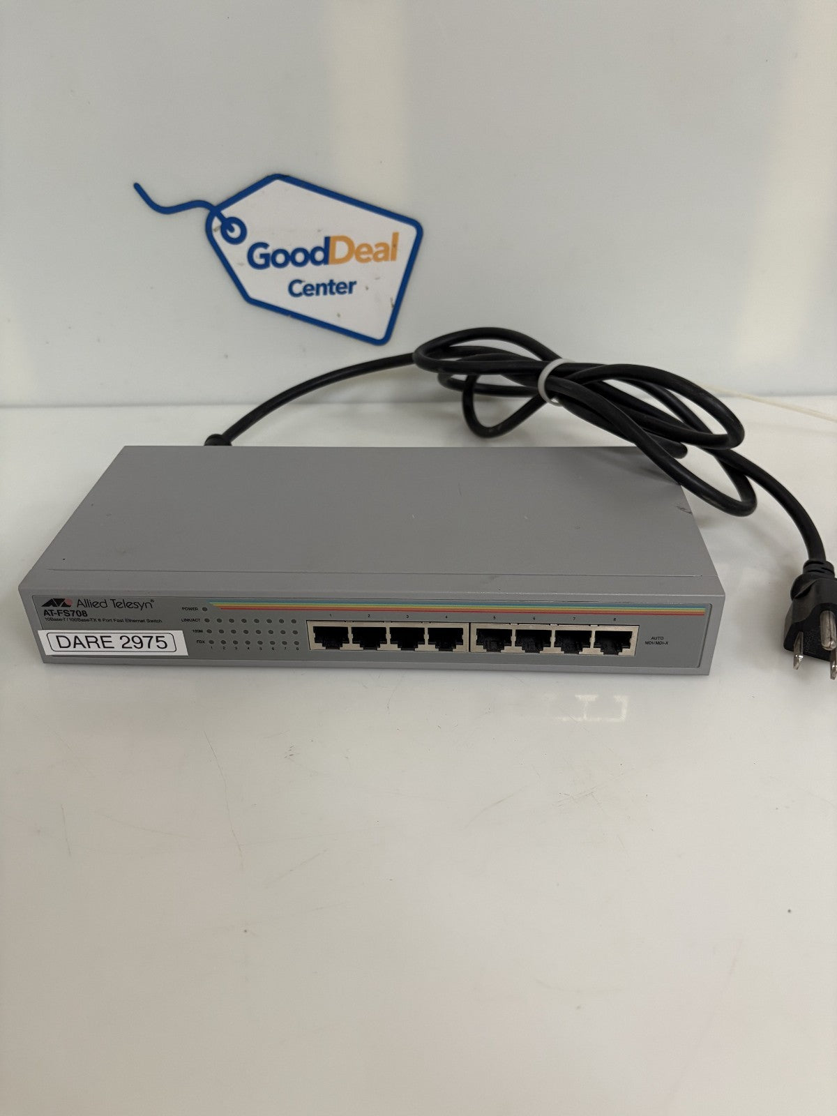 ALLIED TELESYN 8 PORT FAST ETHERNET COMMUTATOR AT-FS708
