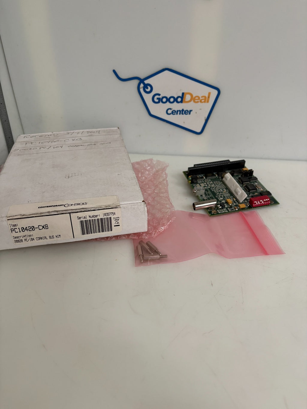 CONTEMPARY CONTROLS COAXIAL ARC NET INTERFACE CARD PC10420-CXB0