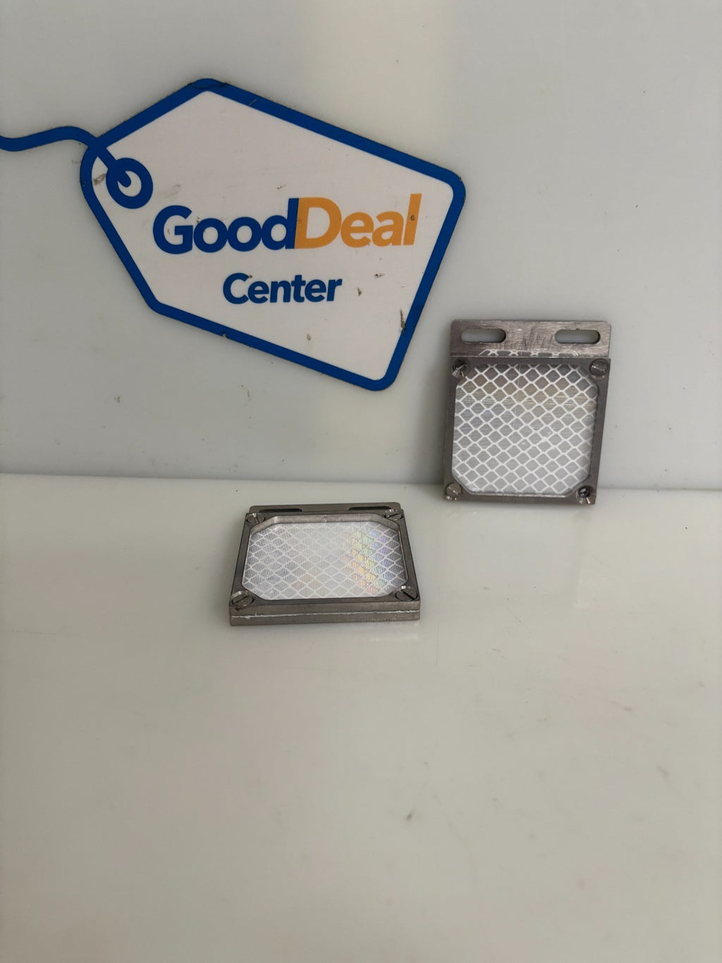 LOT OF 2 MULTIVAC S STEEL SENSOR REFLECTOR 107214418