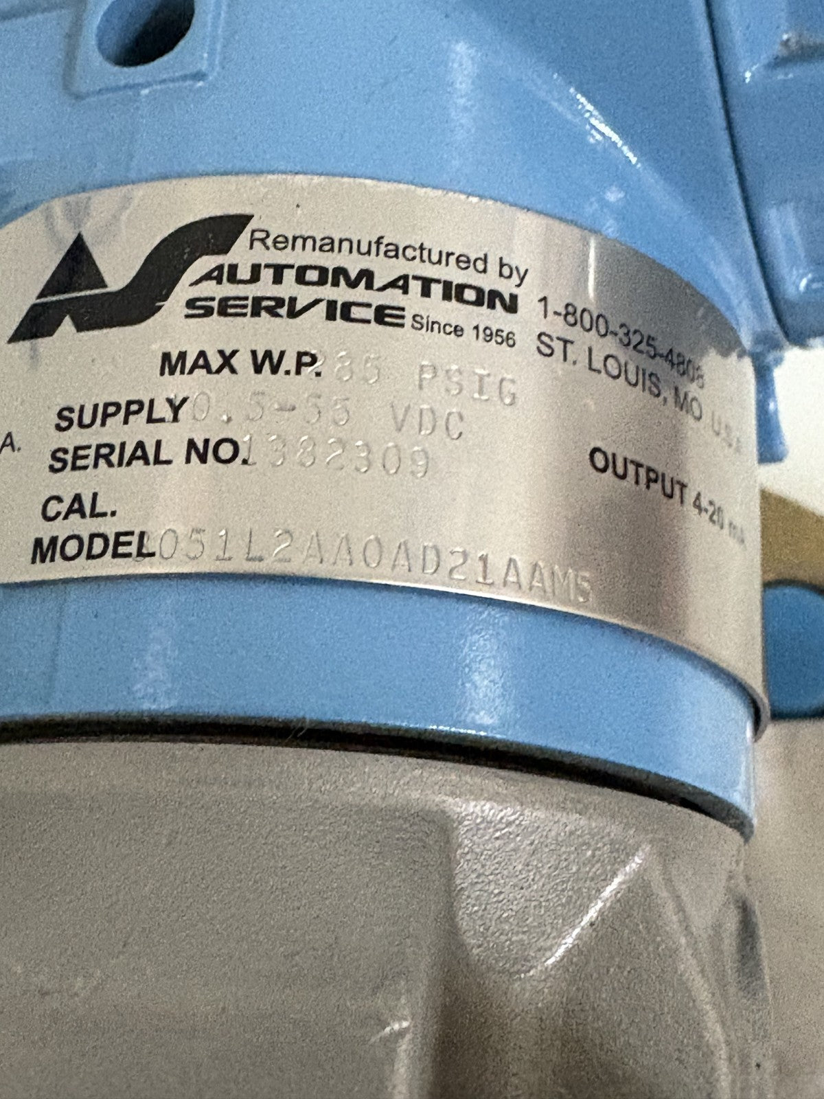 ROSEMOUNT TRANSMITTER 3051 L2 AA0AD21AAM5 W/MODULE 0031-0761-00223