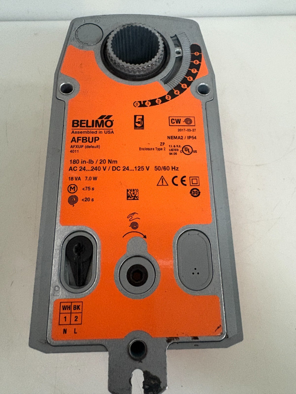 BELIMO ACTUATOR AFBUP 5