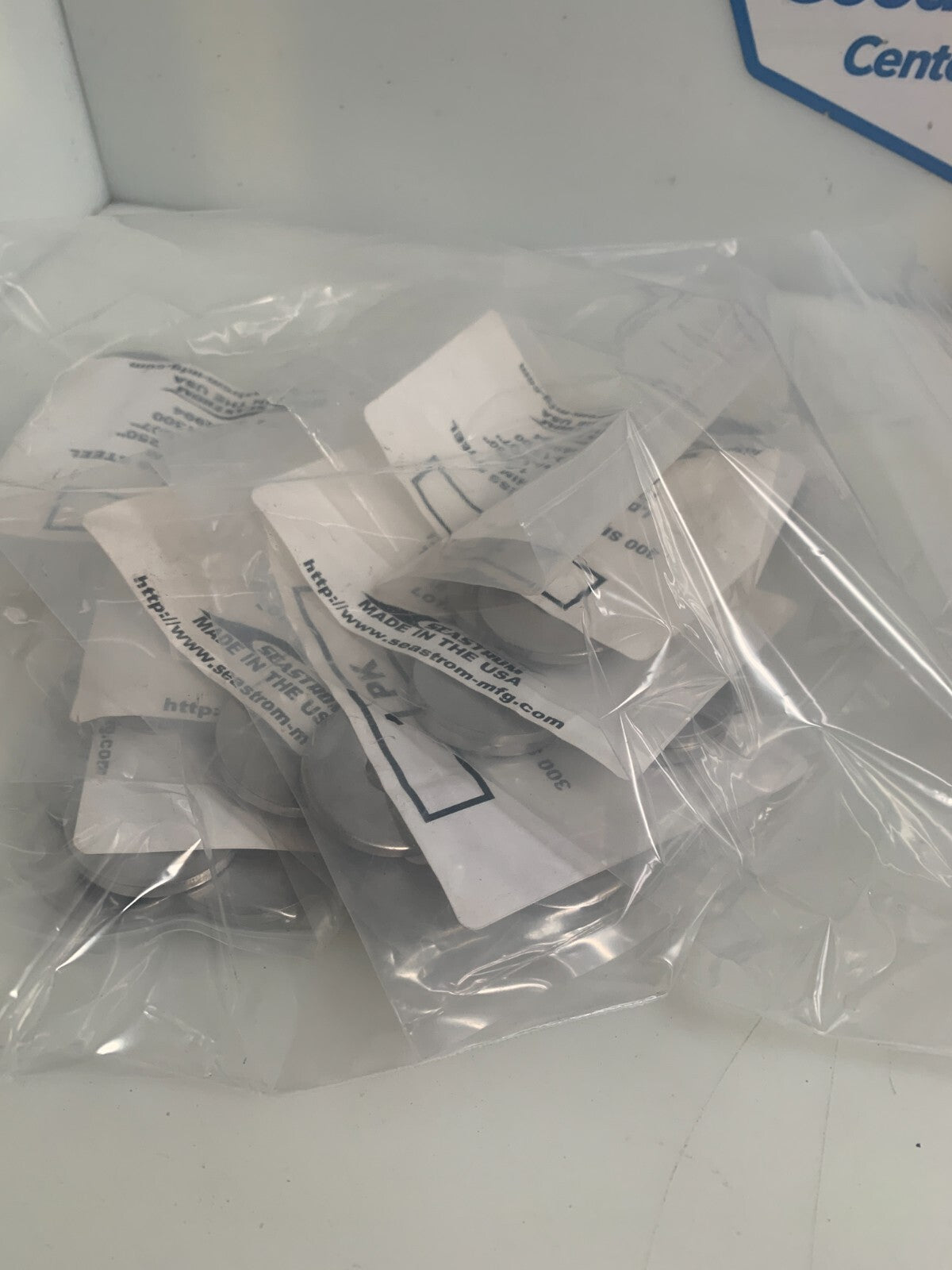 LOT OF 9 SEASTROM S STEEL WASHER .344 ID 1.250 "