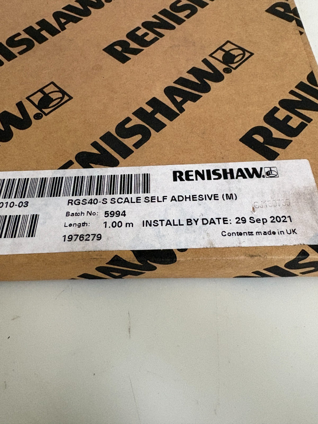 RENISHAW RGS40-S SCALE SELF ADHESIVE (A-9537-3010-03)
