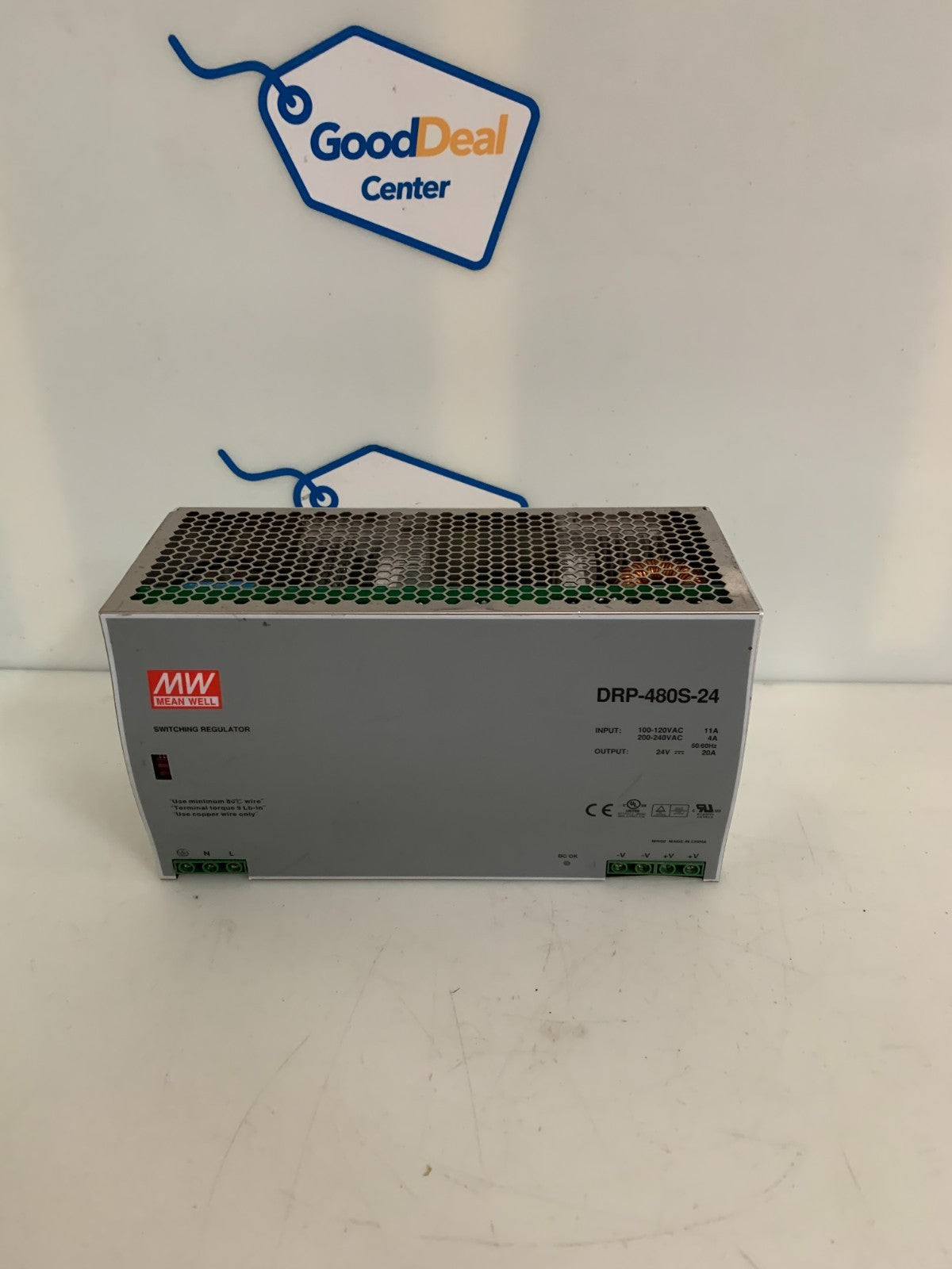 MEAN WELL SWITCHING REHULATOR DRP-480S-240