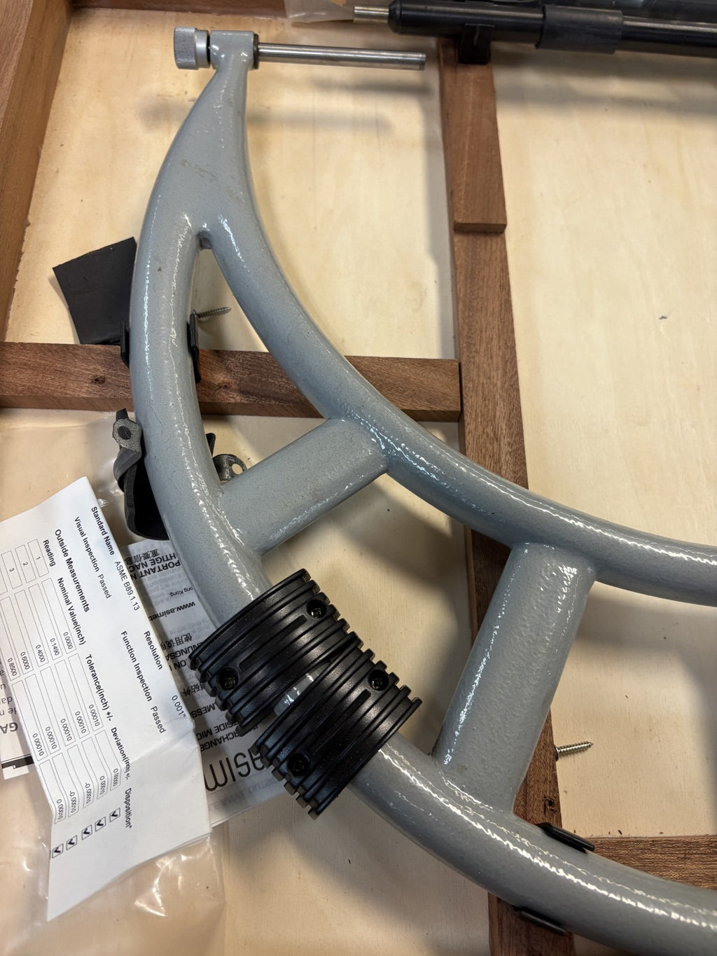 ASIMETO #111-16-1 12-16 " X0.001 INTERCHANGEABLE ANVIL OUTSIDE MICROMETER