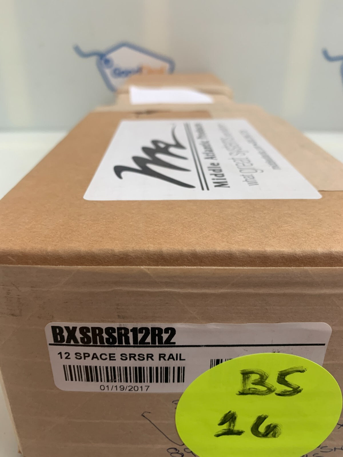 Middle Atlantic Products 12 Space SRSR Rail (rail only) BXSRSR12R2