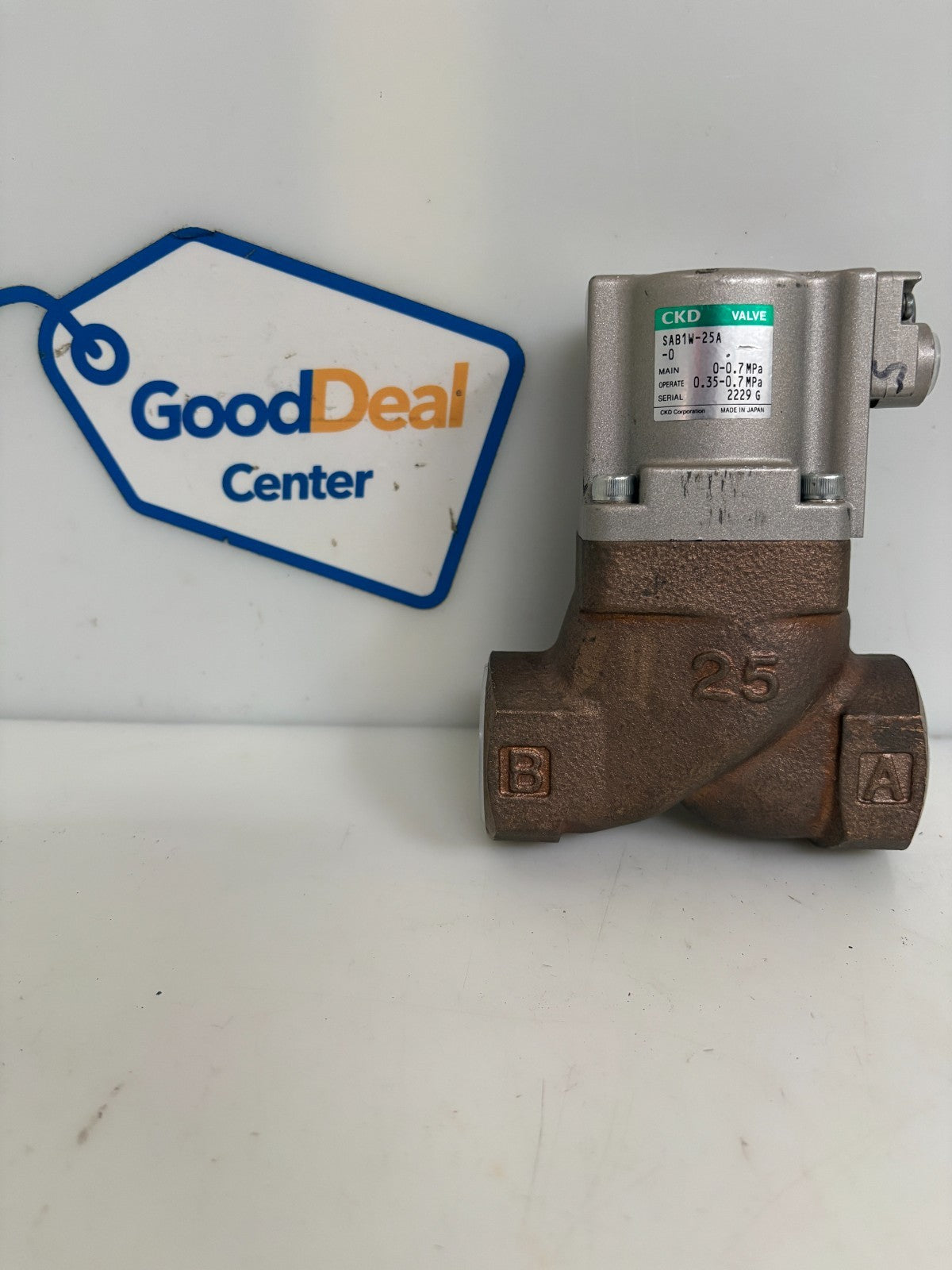 CKD SOLENOID VALVE SAB1W-25A 0