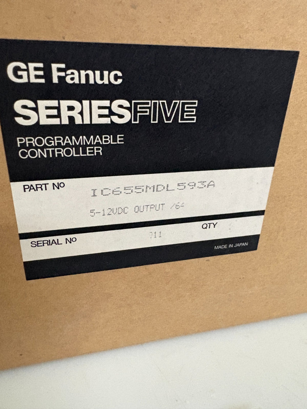 GE FANUC SERIES FIVE 5- 120VDC OUTPUT/64 6