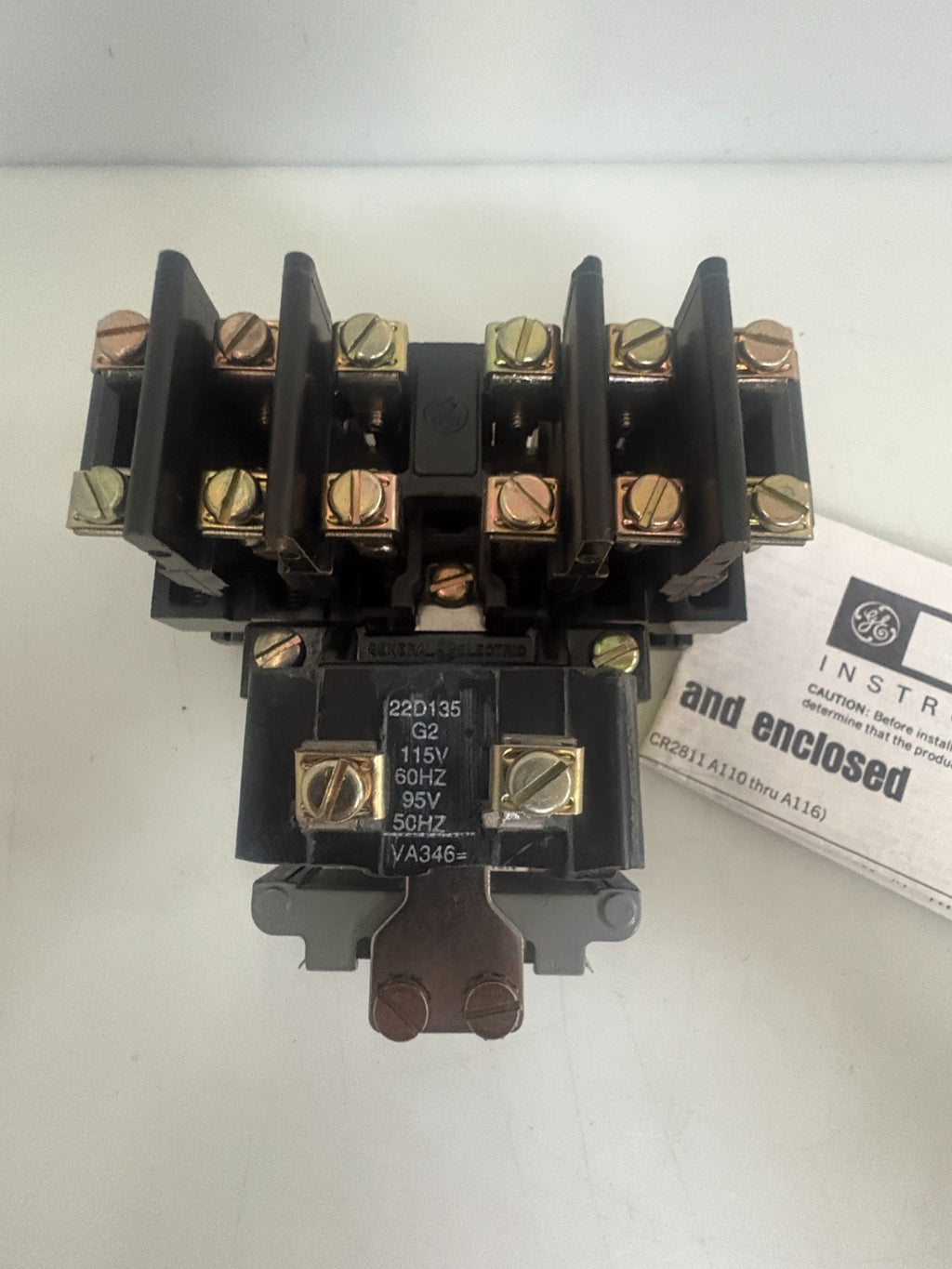 GENERAL ELECTRIC MACHINE TOOL RELAY CR2810A14DG2