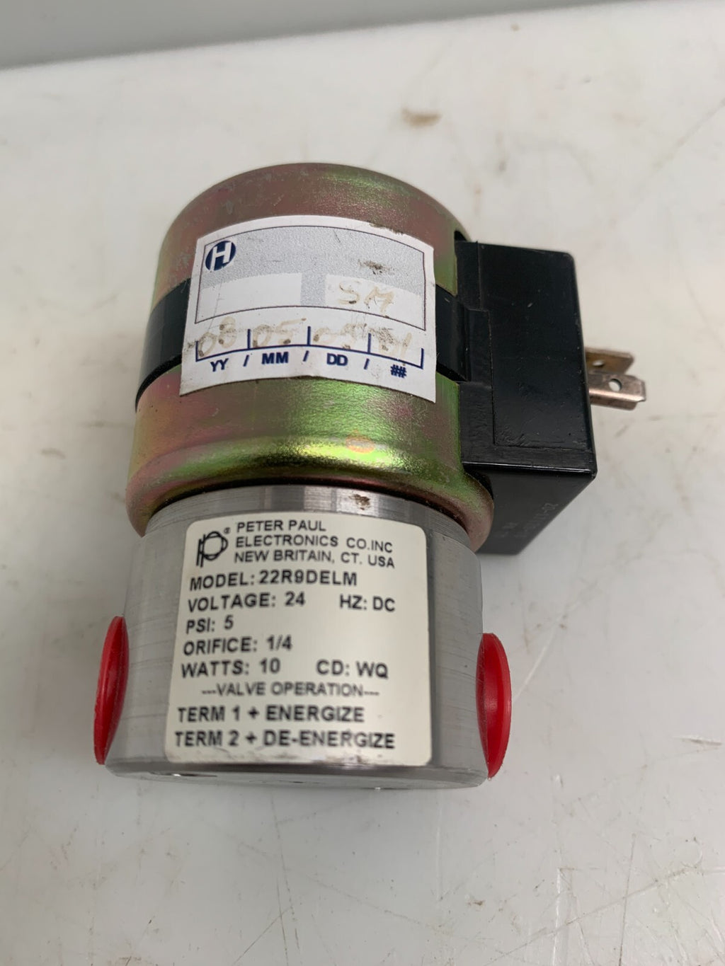 PETER PAUL 22R9DELM   Solenoid Valve  5 PSI1