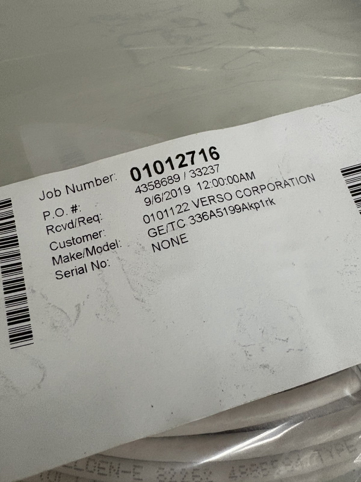 BELDEN GE/TC COMMUNICATION CABLE 50' 336A5199 AKP1RK