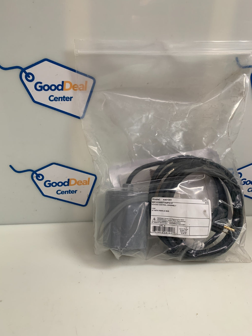 LIBERTY PUMPS FLOAT CONTROL ASSY 61010A0 #K001001