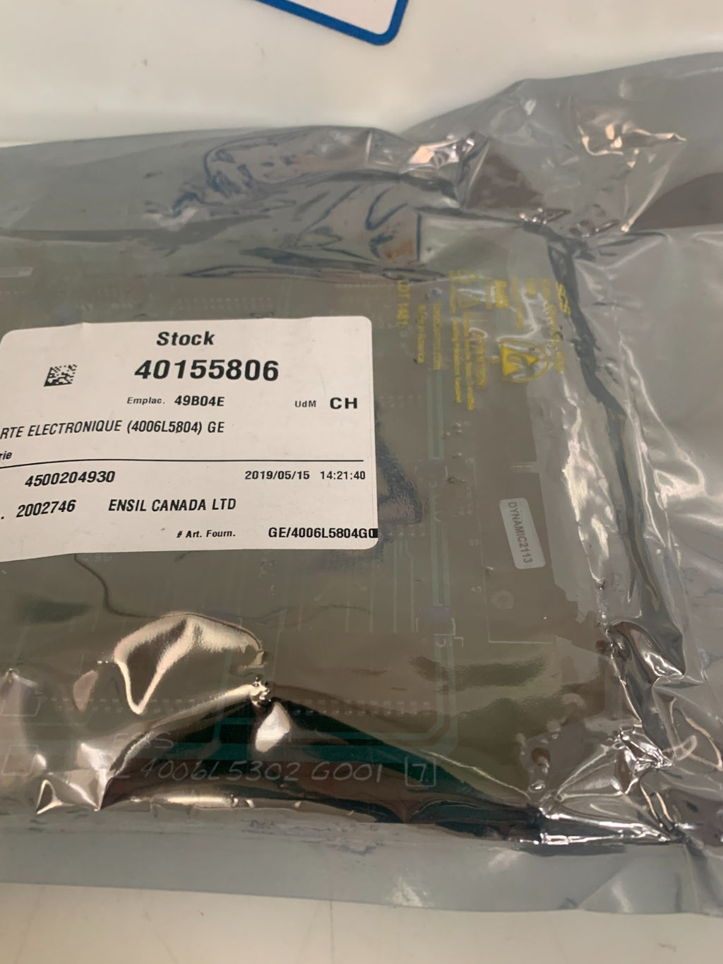 GENERAL ELECTRIC CIRCUIT BOARD 4006 L 5804 G001  IN SEAL BAG