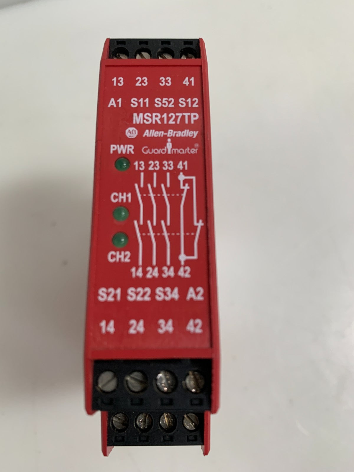 ALLEN BRADLEY GUARD MASTER SAFETY RELAY MSR127TP  440R-N23131 SER B