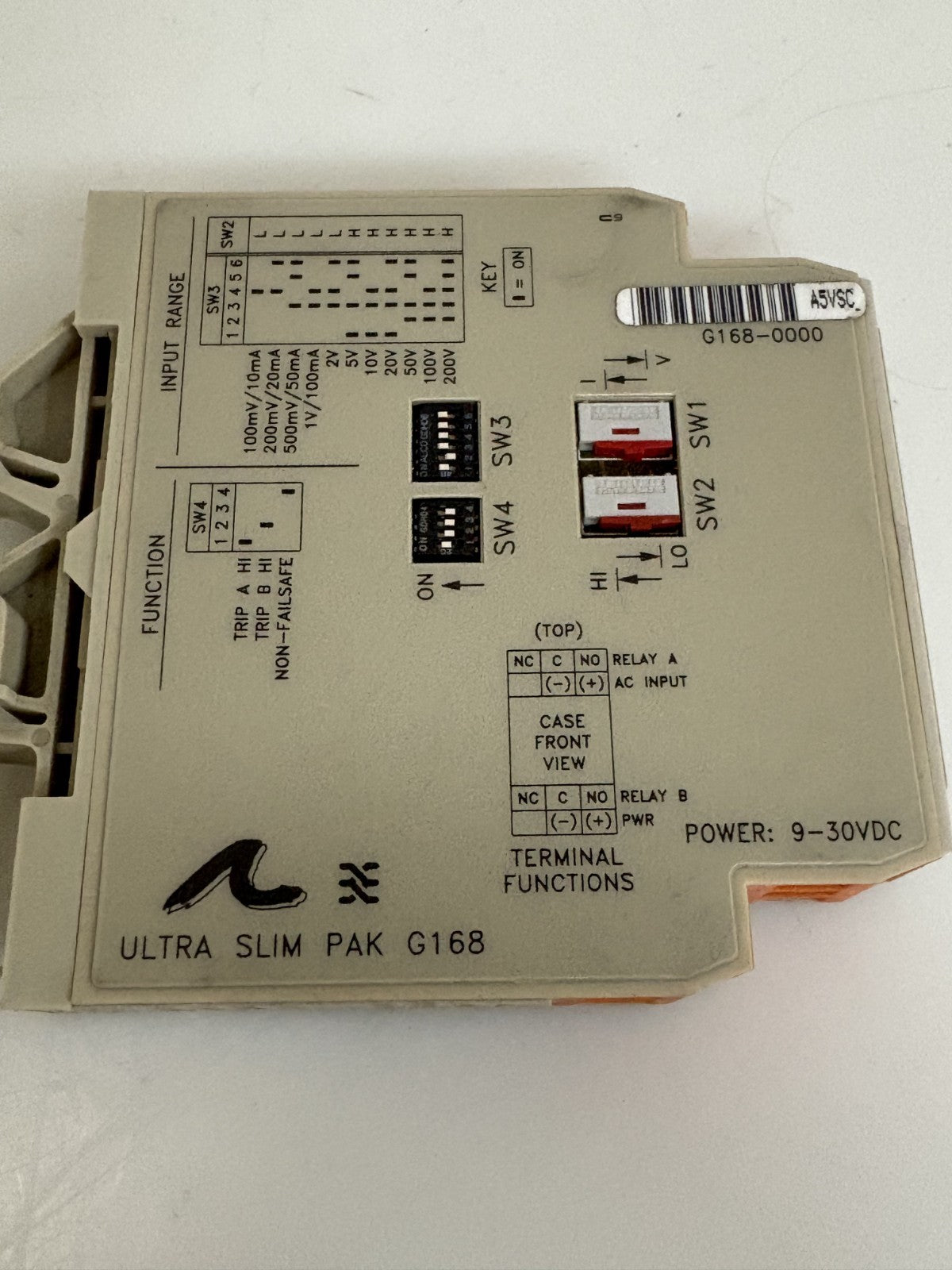 ACTION INSTRUMENTS WATLOW ULTRA SLIM PACK SIGNAL CONDITIONER G168-0000