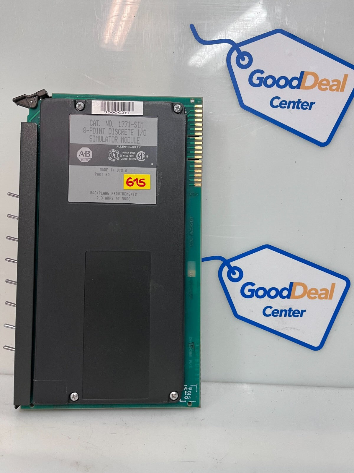 ALLEN-BRADLEY 1771-SIM 8-POINT DISCRETE I/O SIMULATOR MODULE0