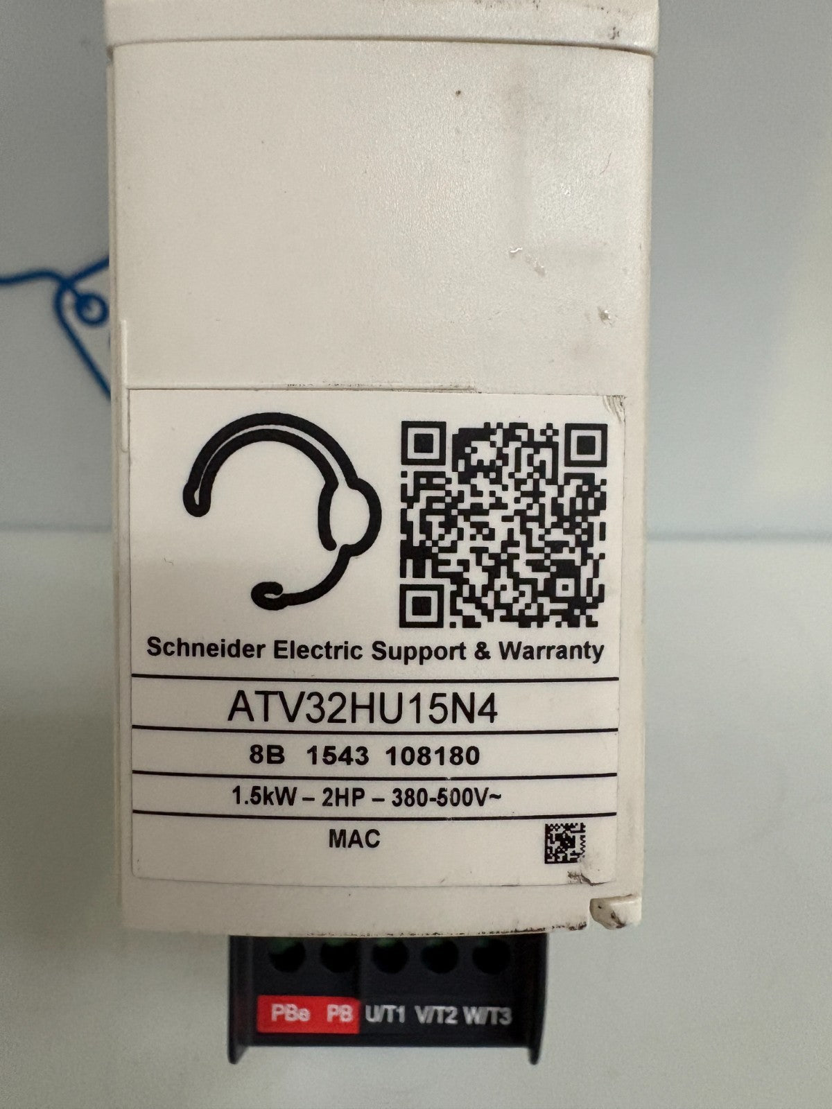 SCHNEIDER ALTIVAR 2HP DRIVE ATV32HU15N41