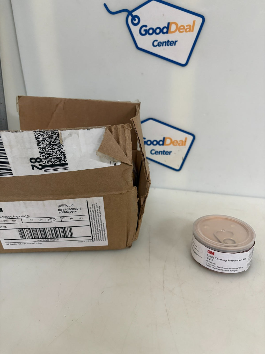 LOT OF 7  3M CABLE CLEANING PREP KIT CC-20