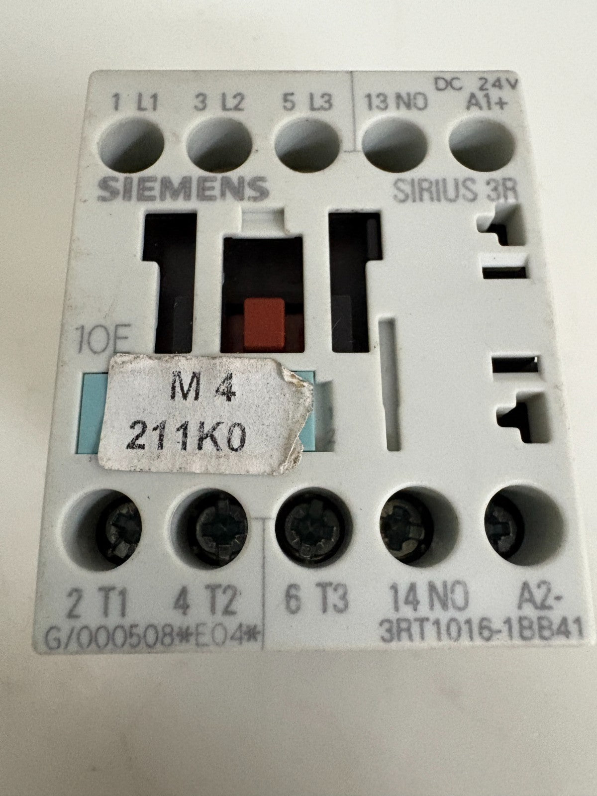 SIEMENS CONTACTOR 3RT1016-1BB41